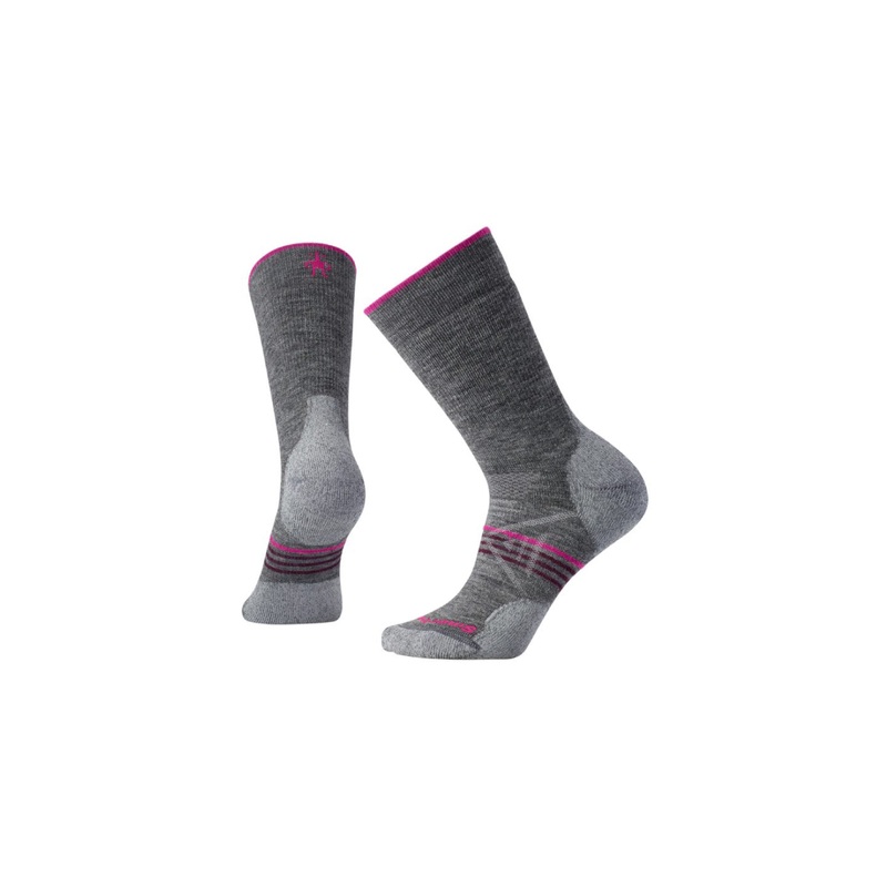 Smartwool Women’s PhD Outdoor Medium Crew Sock MEDIUM GREY LARGE