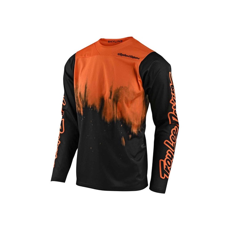 Troy Lee Designs 2021 Skyline Long Sleeve MTB Jersey BLACK SMALL
