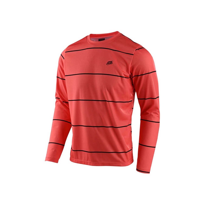 Troy Lee Designs Flowline Long Sleeve MTB Jersey PLOT CHARCOAL SMALL