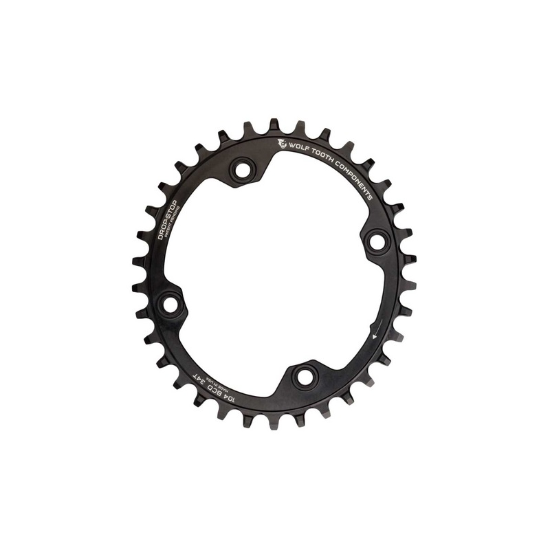 Wolf Tooth 104 BCD Elliptical Oval Narrow Wide BLACK 30T