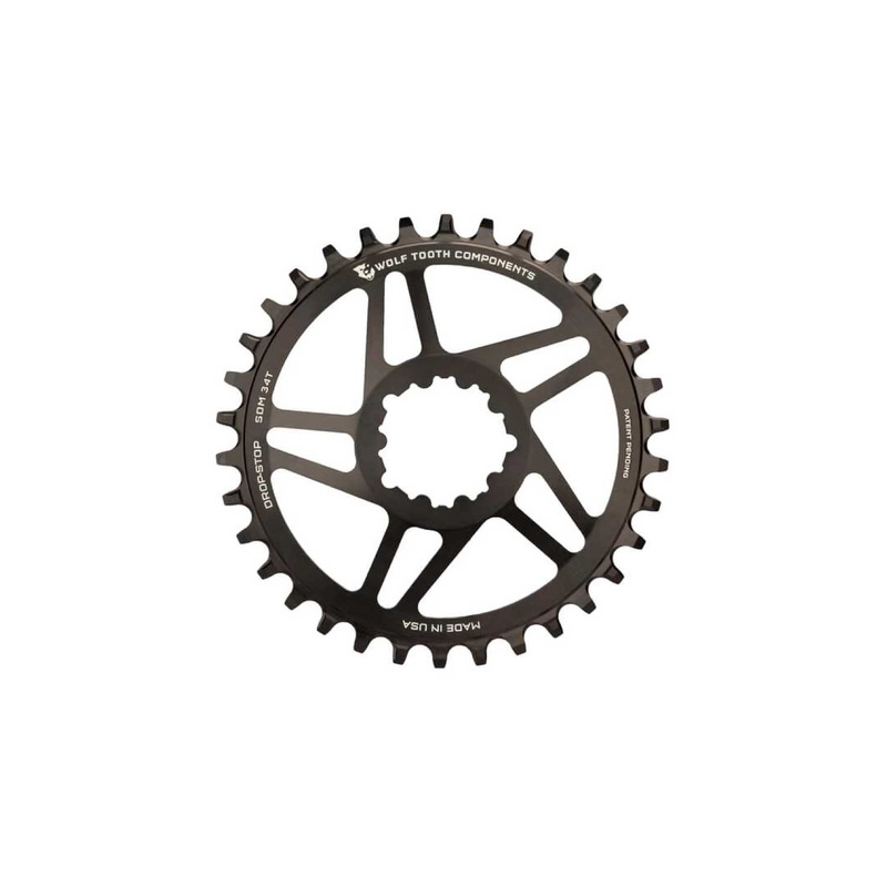 Wolf Tooth Direct Mount Drop-Stop Chainring 6MM BLACK 32