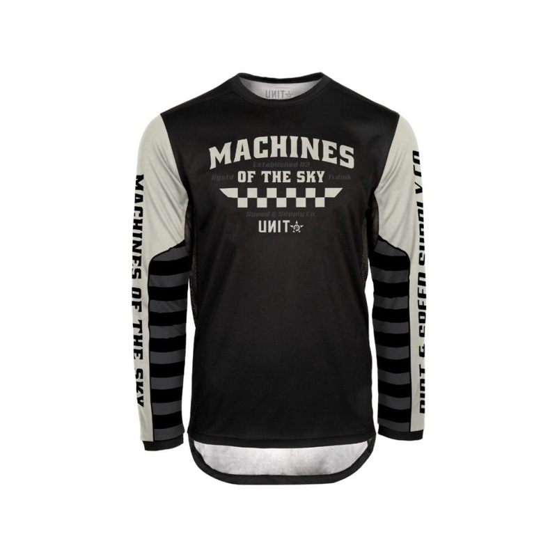 UNIT Trial Long Sleeve Jersey Black 2022 BLACK SMALL