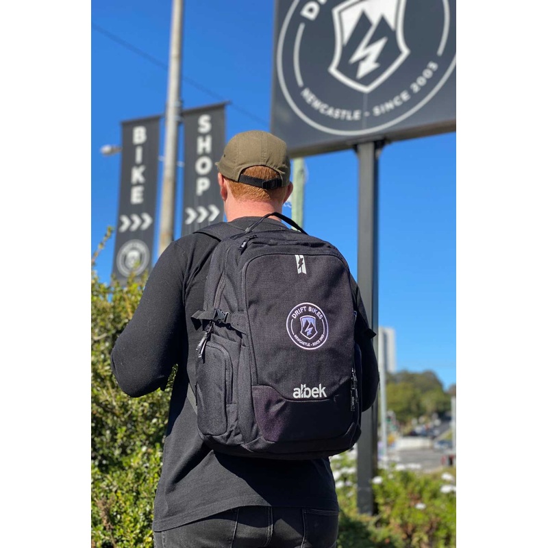 ALBEK X Drift Bikes Dudley Backpack Covert Black