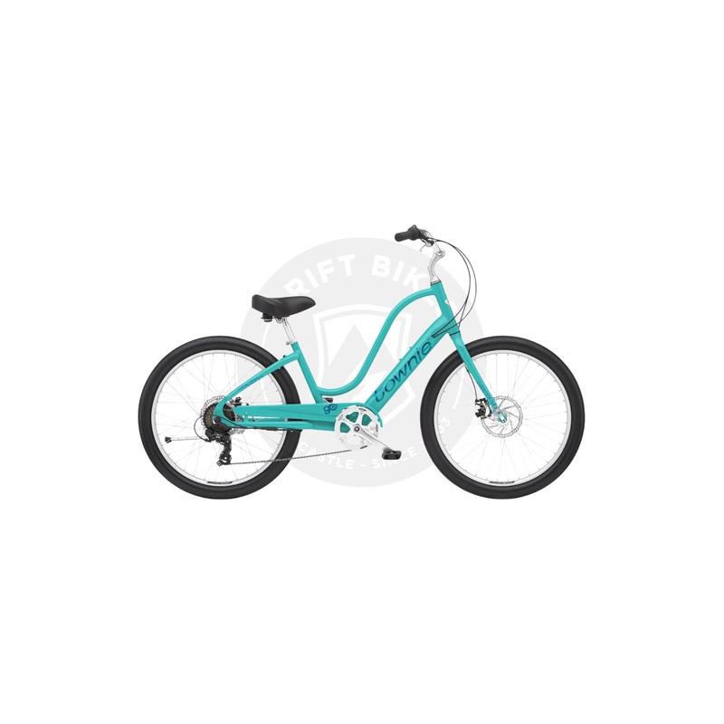 Electra Townie Go! 7D 26″ Step Thru E-Bike TAHITI BLUE