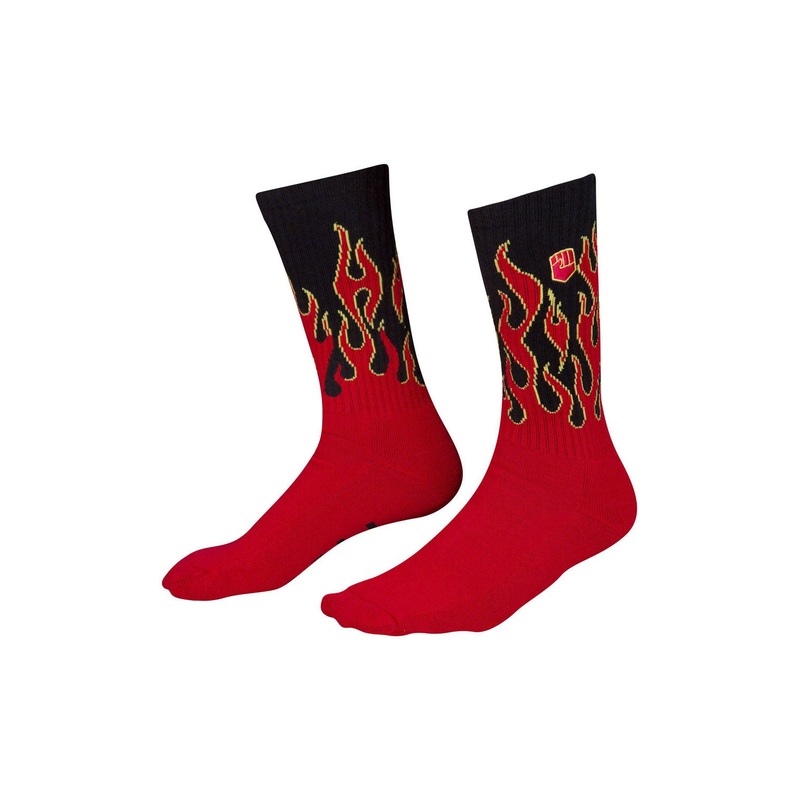 Fist Flaming Hawt Crew Socks SML/MED