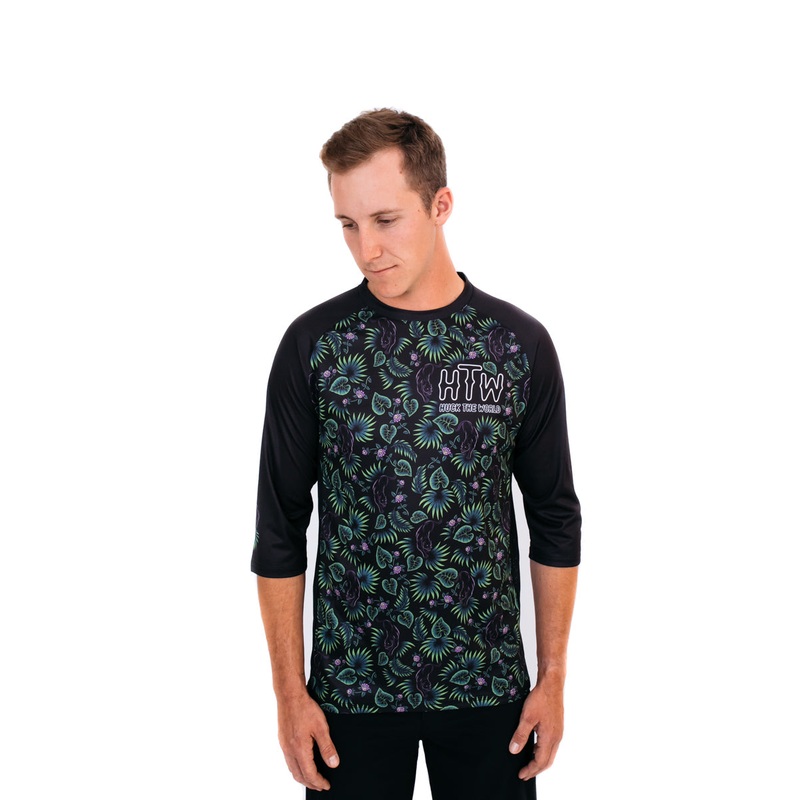 Huck The World Black Panther MTB Jersey SMALL BLACK