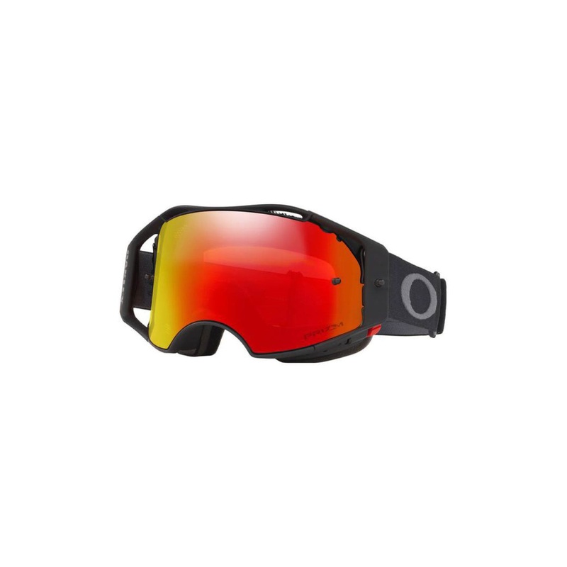 Oakley Airbrake MTB Goggles – Black/Gun Metial Strap w/ Prizm Trail Torch Lens