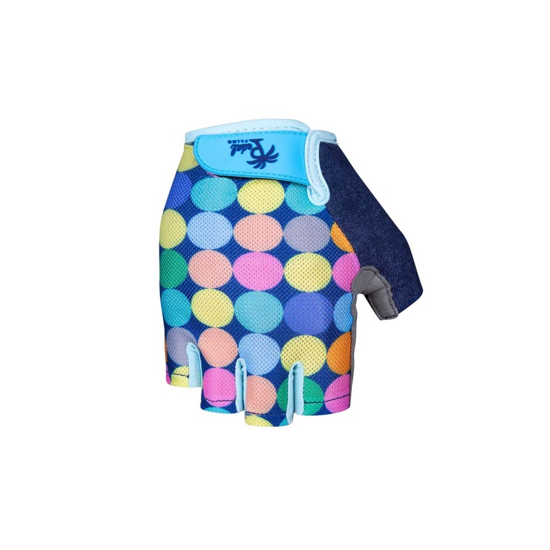 Pedal Palms Fingerless Bike Gloves – Polka III XX-SMALL