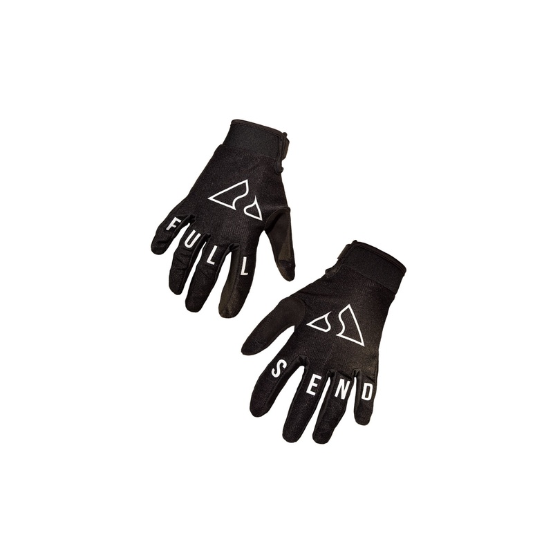 Sendy Adults Sent It MTB Gloves FULL SEND NEON PUNCH X-SMALL
