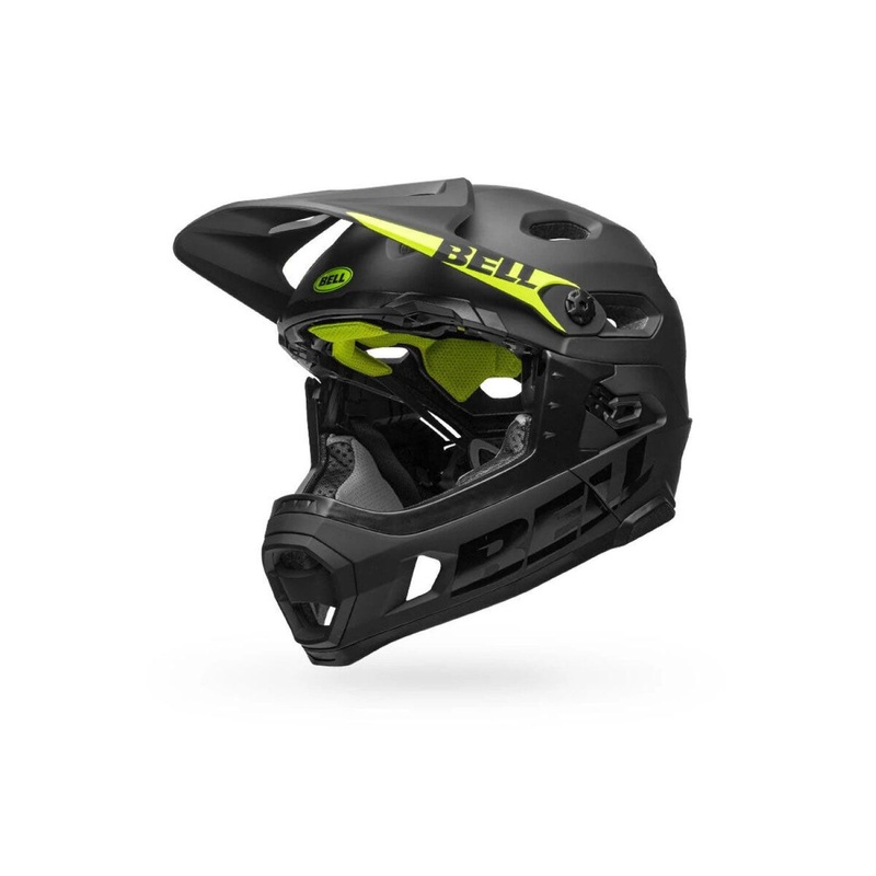 BELL SUPER DH SPHERICAL MIPS HELMET MATTE/GLOSS BLACK SMALL – 52-56CM