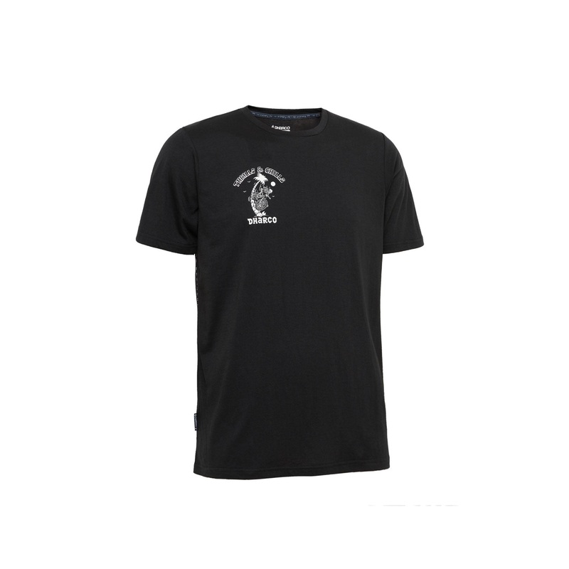 DHARCO 2022 Mens Tech Tee CARBON GOLD SMALL