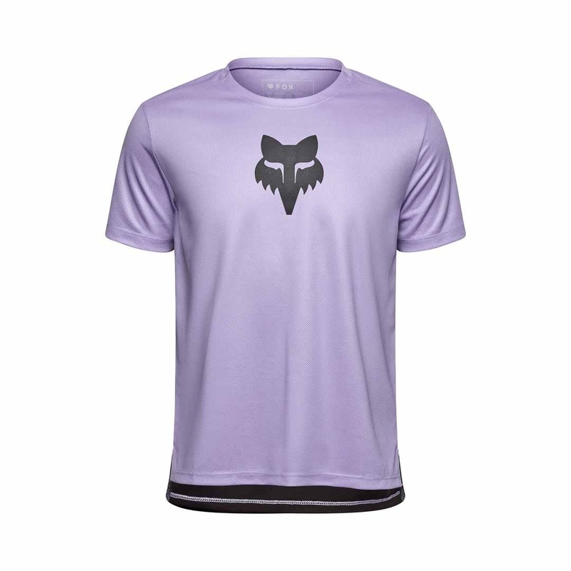 FOX RACING 2025 Youth Ranger Short Sleeve Fox Head MTB Jersey LILAC Y-SMALL