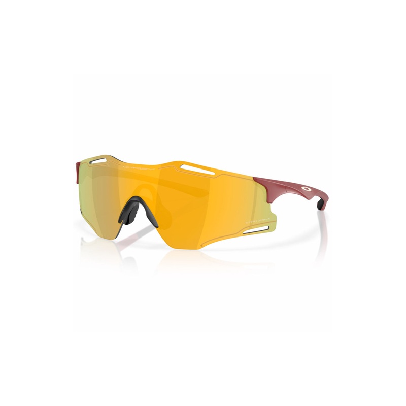 OAKLEY GLASSES CYBR ZERO MATTE IRON RED PRIZM 24K