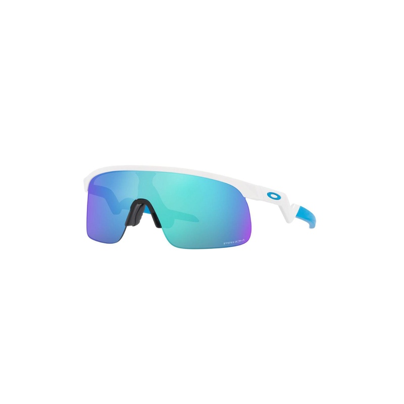 OAKLEY RESISTOR SWEEP YOUTH Sunglasses POLISHED WHITE PRIZM SAPPHIRE