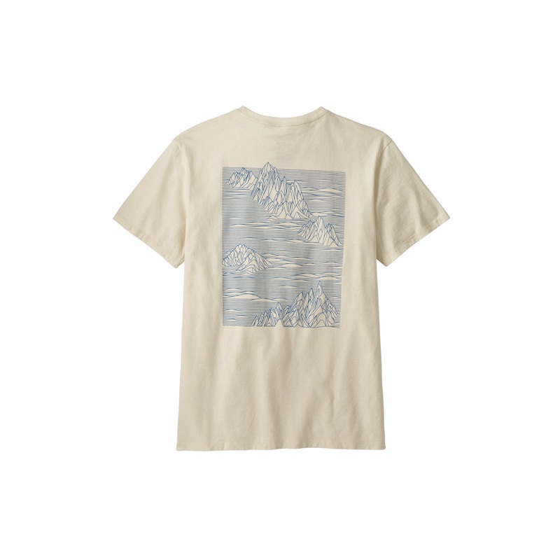 PATAGONIA Men’s Strataspire RESPONSIBILI-TEE BIRCH WHITE SMALL