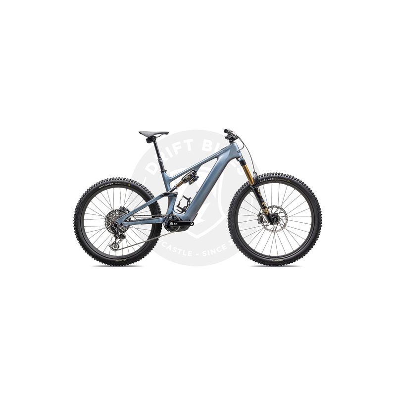 Specialized S-WORKS 2025 Turbo Levo Carbon GEN 4 Electric Mountain Bike GLOSS GLACIAL METALLIC/REDPEARL/BLACK PEARL S2