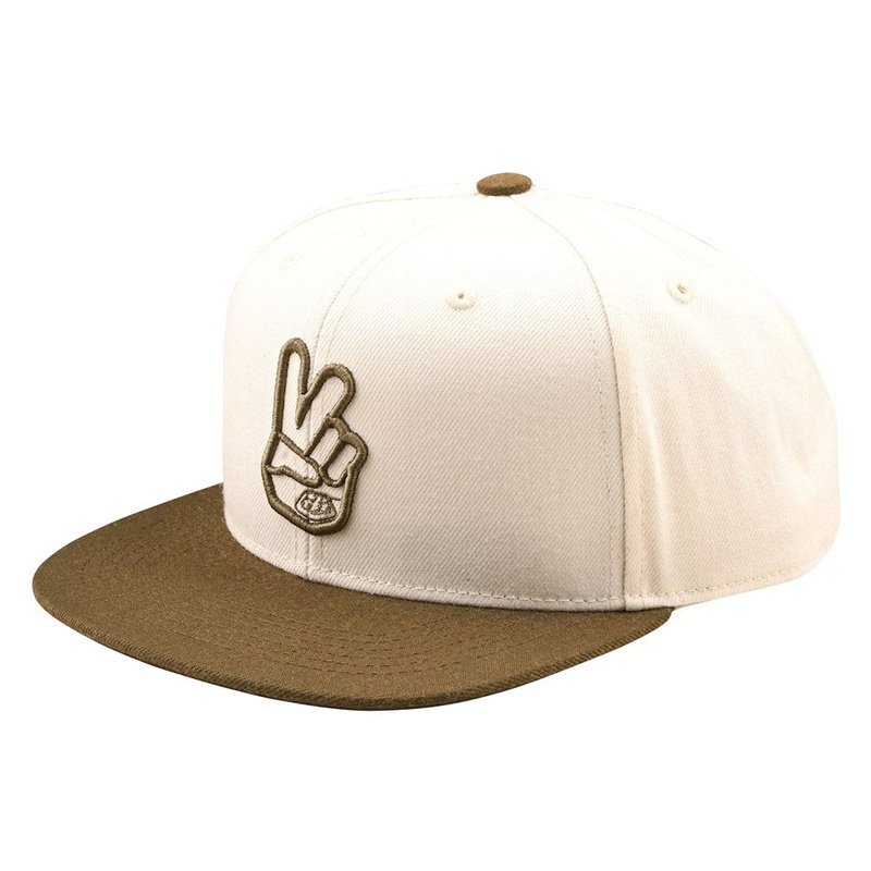 TROY LEE DESIGNS 2025 PEACE HAT VINTAGE WHITE / OLIVE OSFA