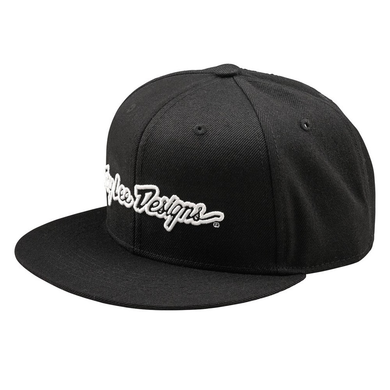 TROY LEE DESIGNS 2025 SIGNATURE HAT BLACK OSFA