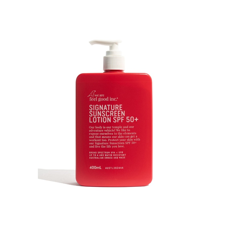 WE ARE FEEL GOOD SUNSCREEN LOTION SPF 50+ 400ML SIGNATURE