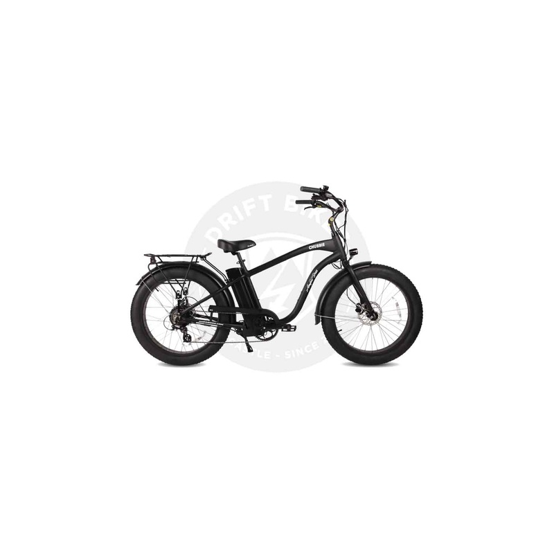 AMPD Bros Chubbie Fat Tyre Electric Beach Cruiser MATTE BLACK