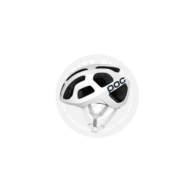 POC Octal Raceday Adult Road Bike Helmet Navy White HYDROGEN WHITE S