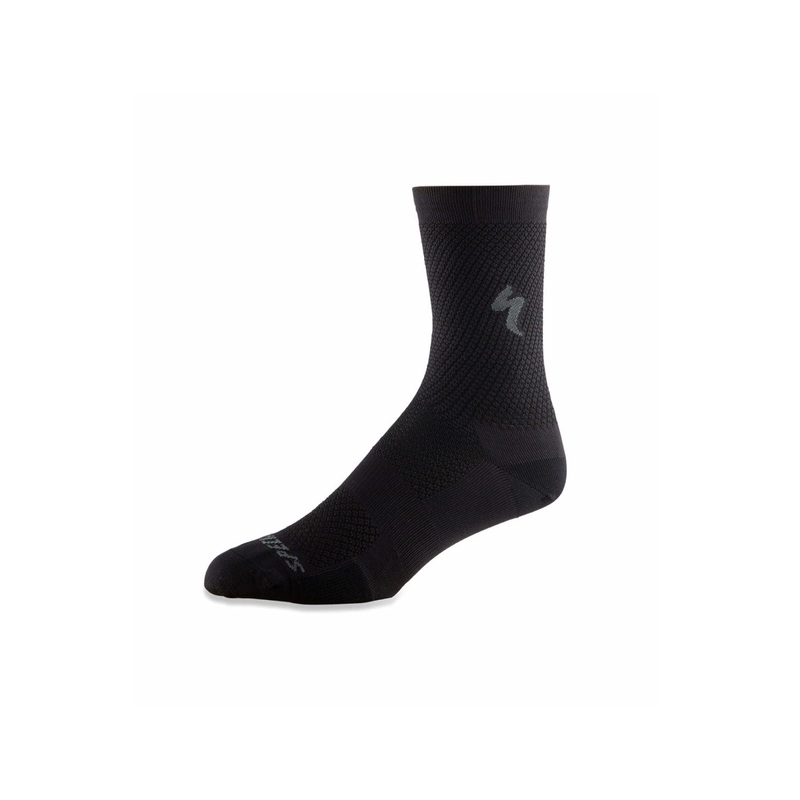 Specialized 2022 Hydrogen Vent Tall Socks BLACK LARGE
