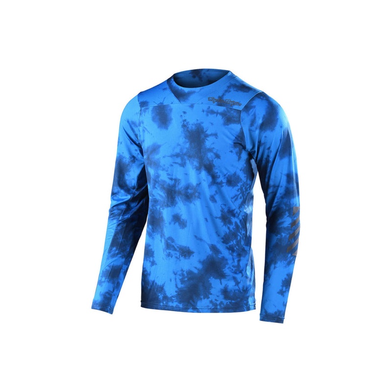 Troy Lee Designs 2022 Skyline Long Sleeve Jersey TIE DYE SLATE BLUE SMALL