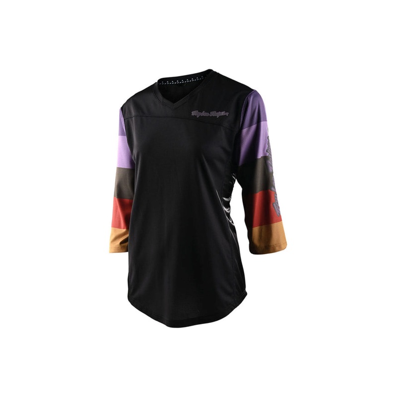 Troy Lee Designs 2022 Womens Mischief 3/4 Jersey PINSTRIPE HONEY X-SMALL