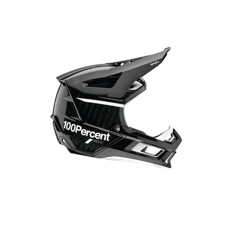 100% Aircraft 2 Fullface Helmet SMALL CARBON GOLD/FOREST