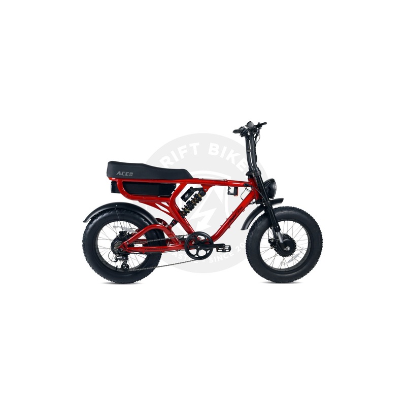 AMPD BROS ACE-X DEMON DUAL MOTOR FAT ELECTRIC BIKE METALLIC RED