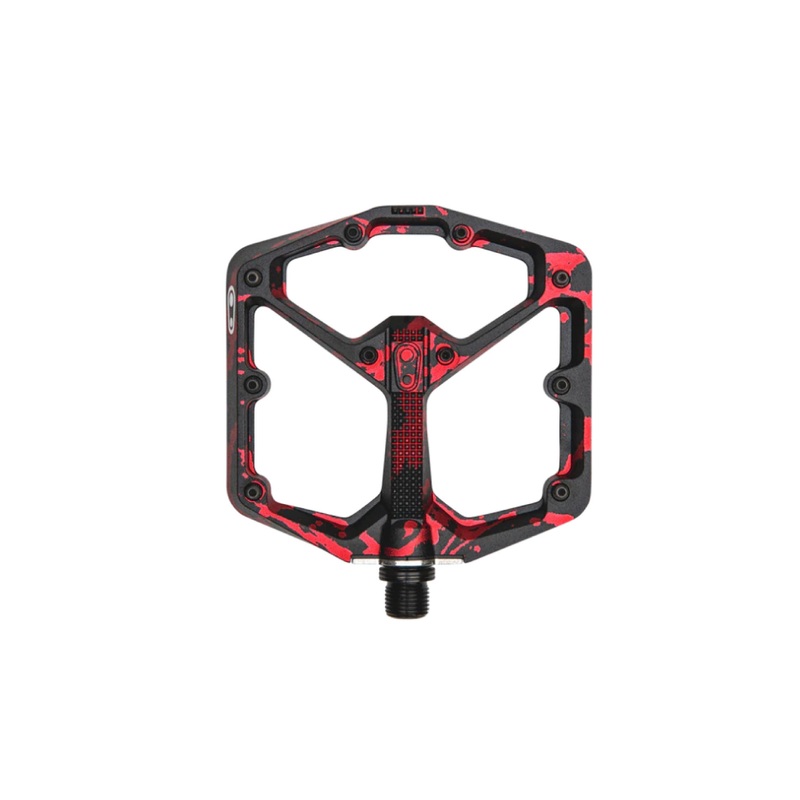 Crankbrothers Pedals Stamp 7 Splatter Limited Edition RED SMALL