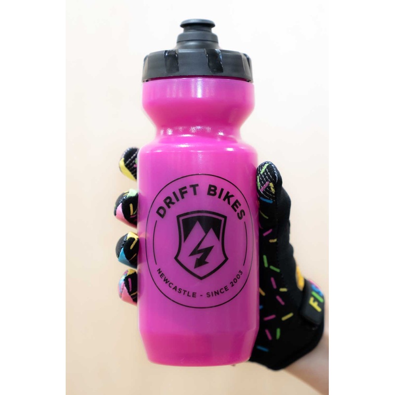 Drift Bikes Corpo Purist 22oz (650ml) Drink Bottle Smoke Pink/Black