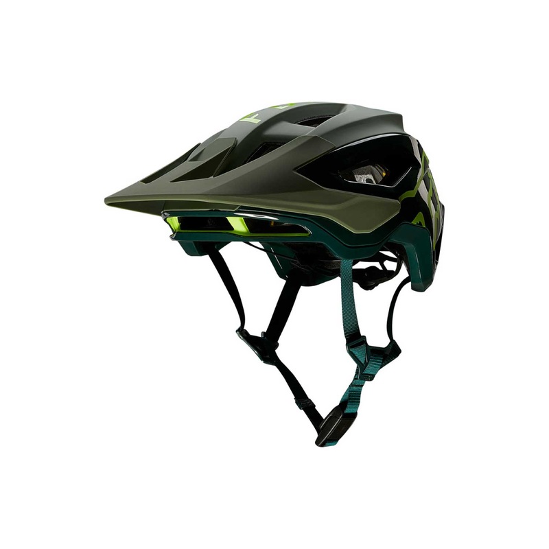 FOX Racing 2021 Speedframe Pro MTB Helmet GREEN CAMO SMALL