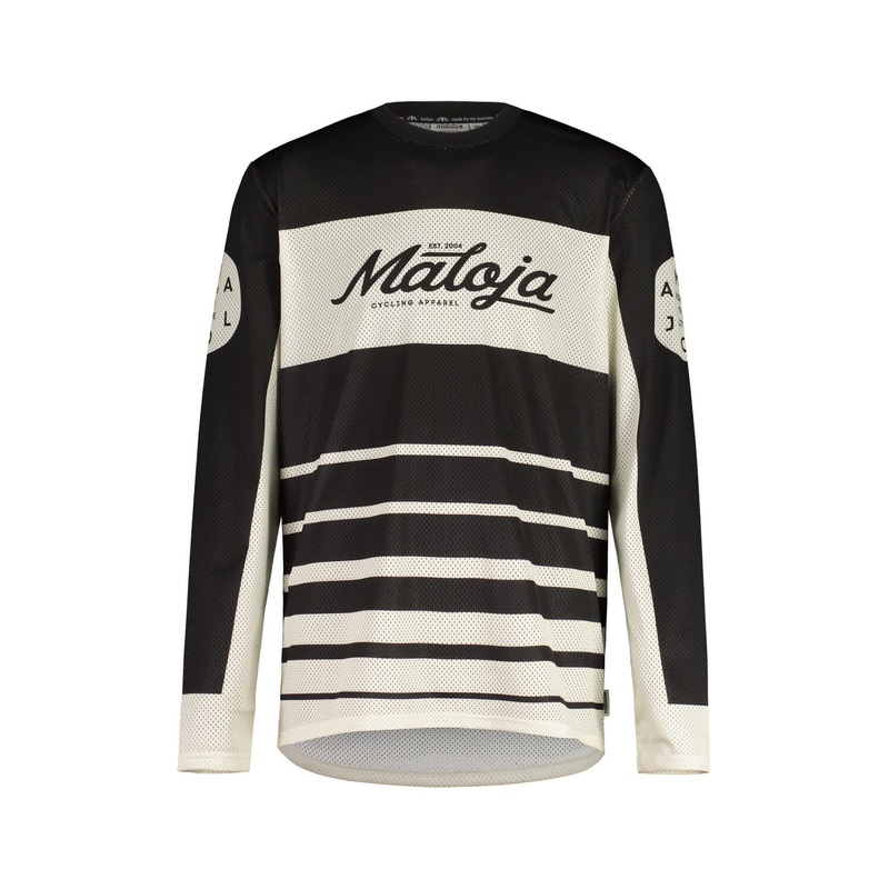 MALOJA MENS PELLEGRINOM LONG SLEEVE JERSEY MOSS MULTI MEDIUM