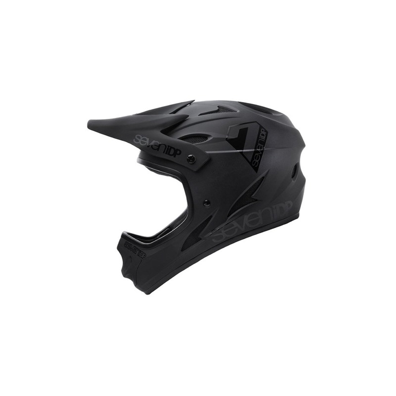 SEVEN IDP M1 YOUTH HELMET MATTE/GLOSS BLACK MEDIUM
