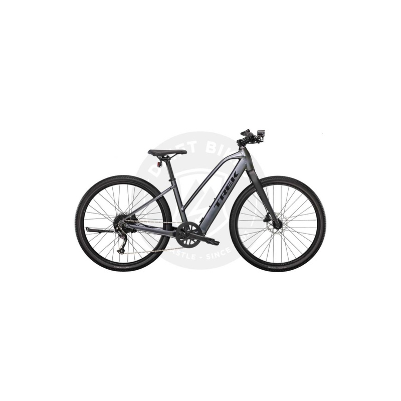 TREK 2023 Dual Sport+ 2 Stagger E-Bike GALACTIC GREY SMALL