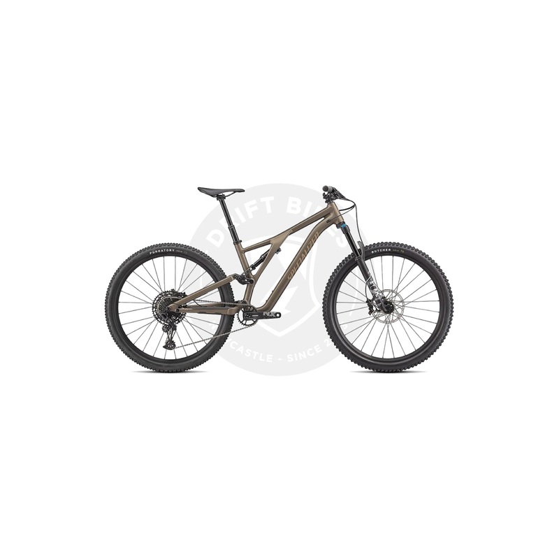 2022 Specialized Stumpjumper Comp Alloy Mountain Bike SATIN GUNMENTAL/TAUPE S1