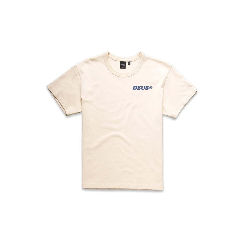 DEUS Costa T-Shirt Off White OFF-WHITE MEDIUM