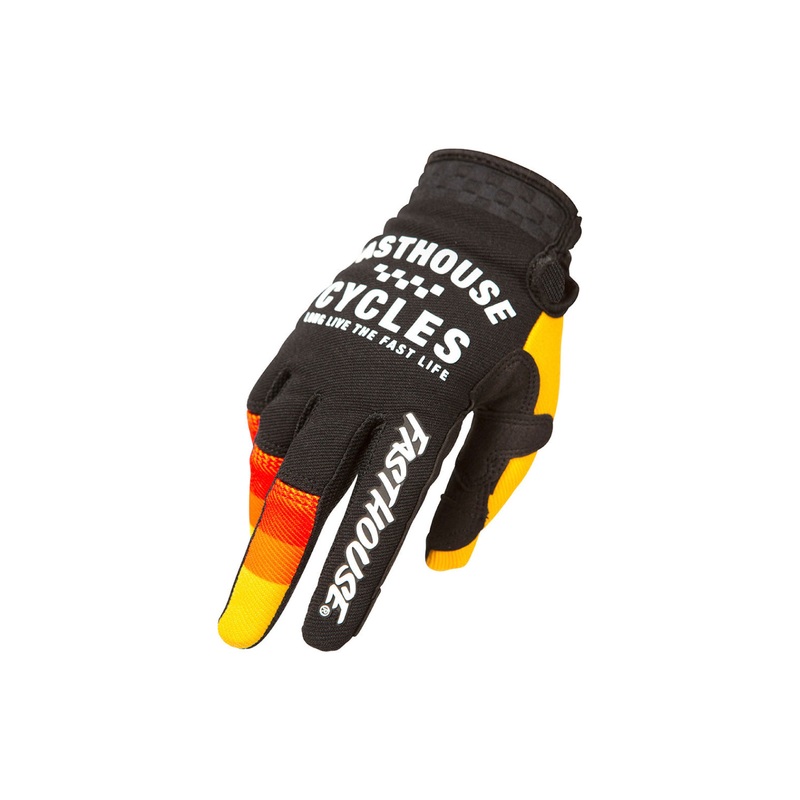 Fasthouse Speed Style Pacer Gloves BLACK/YELLOW SMALL