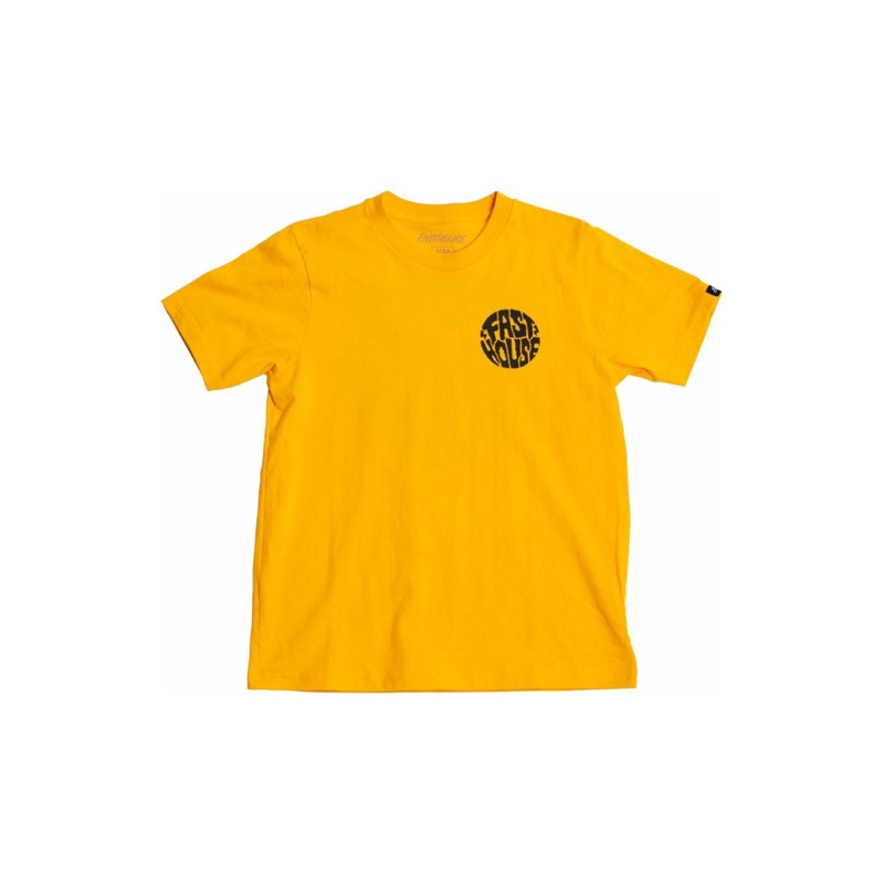 Fasthouse Youth Grime SS T-Shirt Gold 2021 GOLD X-SMALL