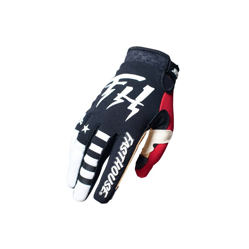 Fasthouse YOUTH Speed Style Bereman Gloves Black/Cream BLACK/CREAM SMALL