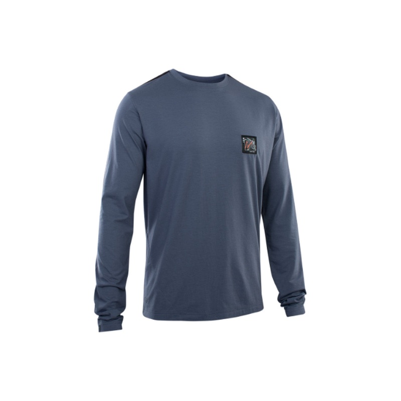 ION 2022 Seek AMP Long Sleeve MTB Jersey BLACK X-LARGE