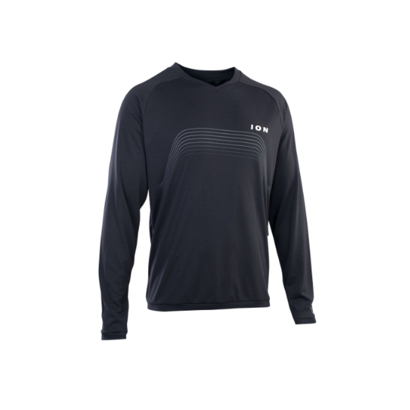 ION 2022 Traze Long Sleeve Jersey BLACK X-LARGE