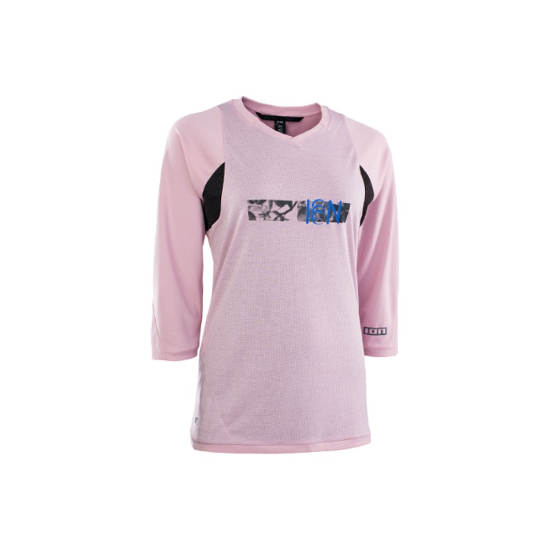 ION 2022 Womens Scrub AMP 3/4 Jersey BLACK LARGE