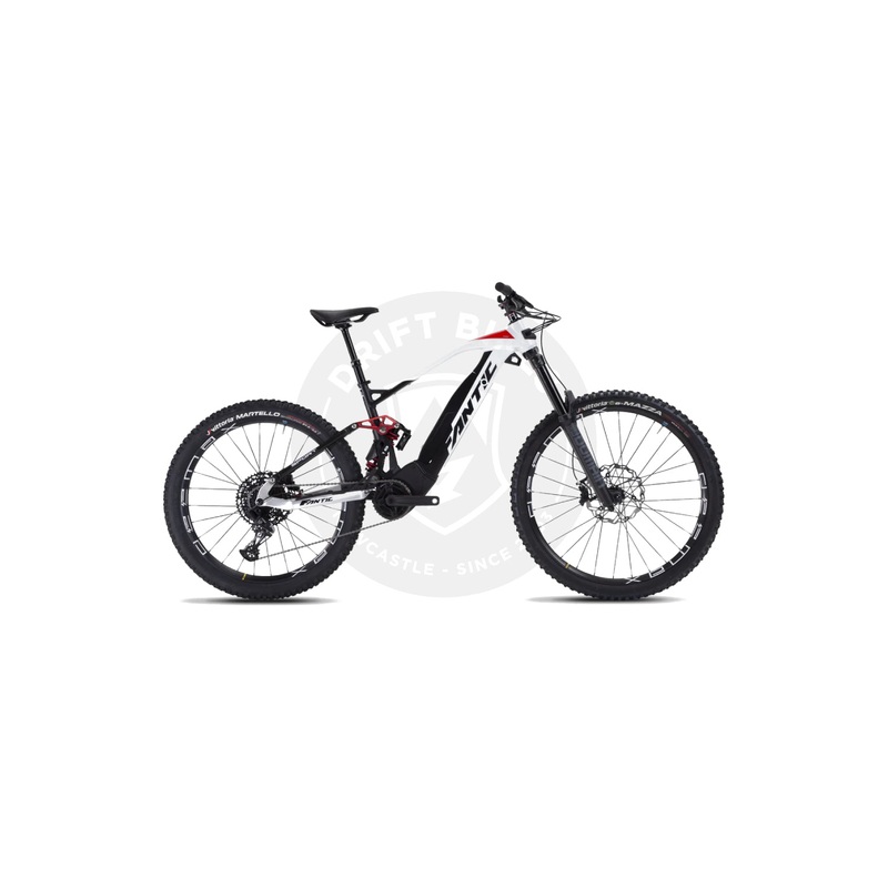 FANTIC INTEGRA Fantic 1.8 XEF Sport 720WH Electric Mountain Bike WHITE/RED SMALL