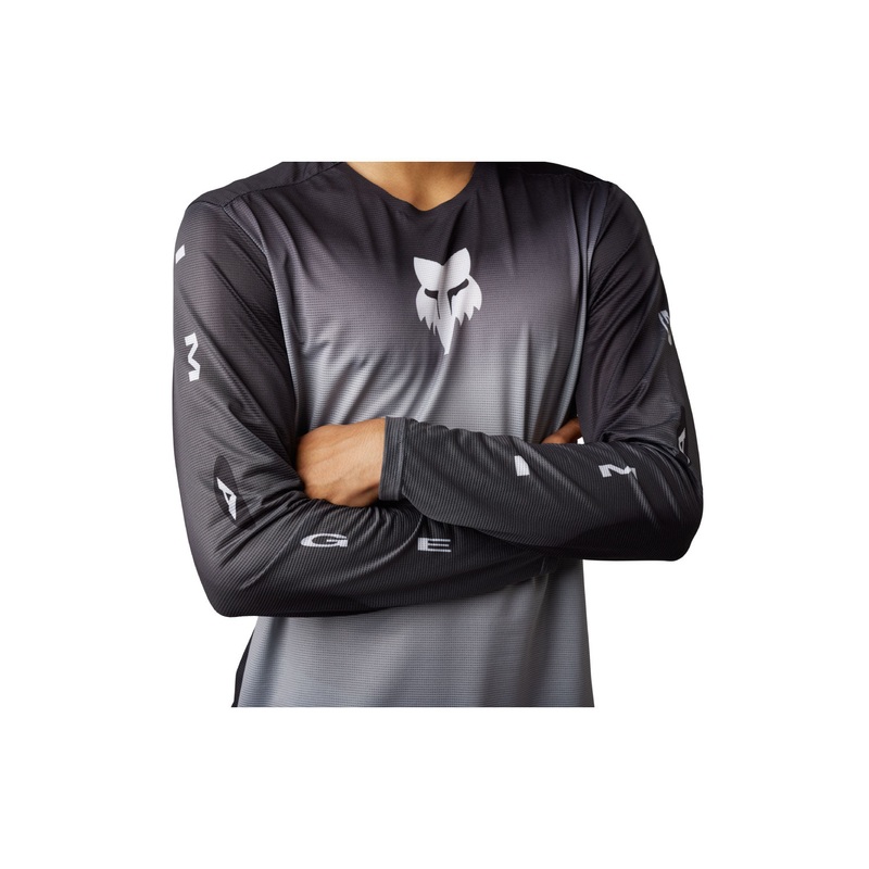 Fox Racing 2023 Flexair Long Sleeve Jersey ARCADIA OAT MEDIUM