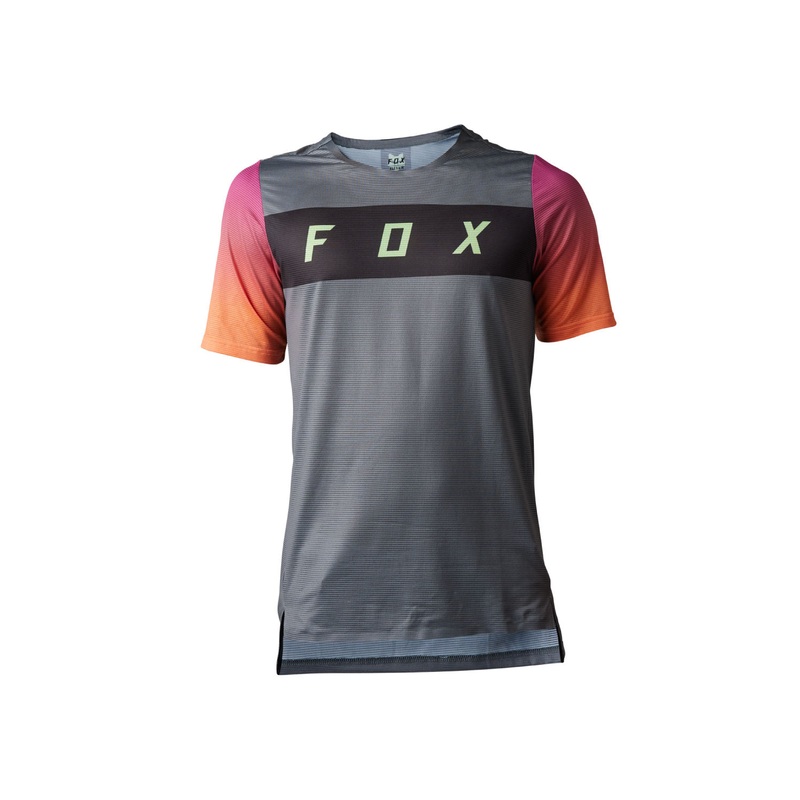 Fox Racing 2023 Flexair Short Sleeve Jersey ARCADIA PEWTER SMALL