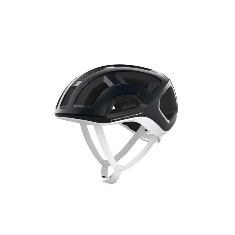 POC Ventral Lite Helmet Black White URANIUM BLACK/HYDROGEN WHITE MATTE MEDIUM