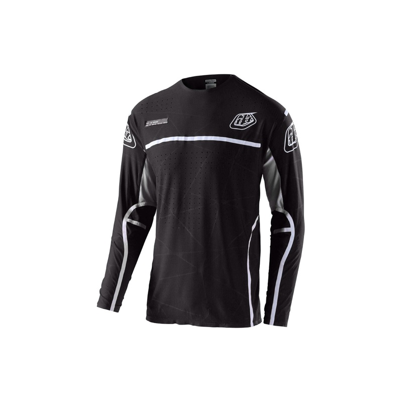 Troy Lee Designs 2022 Sprint Ultra Long Sleeve Jersey LINES BLACK/WHITE SMALL