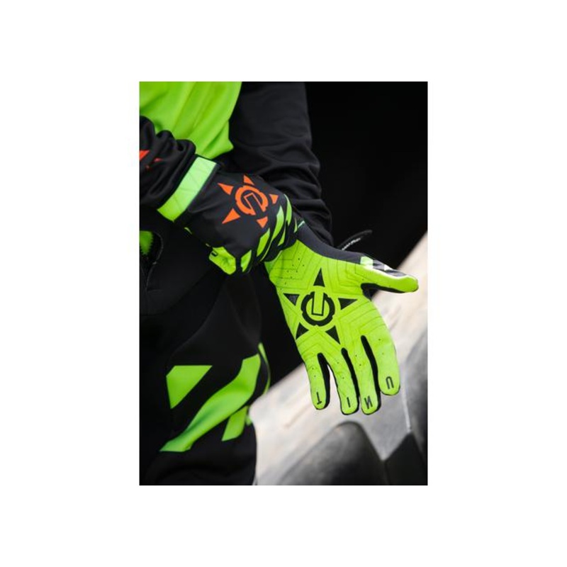 Unit Hazard MTB Gloves YELLOW LARGE